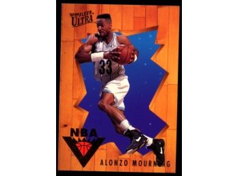 1993-94 Fleer Ultra Basketball Alonzo Mourning #4 Charlotte Hornets