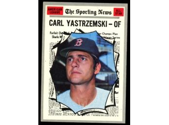 1970 Topps Baseball Carl Yastrzemski The Sporting News #461 Boston Red Sox HOF