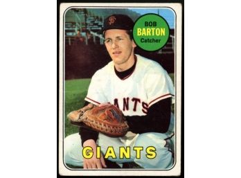 1969 Topps Baseball Bob Barton #41 San Francisco Giants Vintage