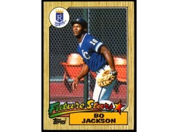 1987 Topps Baseball Bo Jackson Future Stars Rookie Card #170 Kansas City Royals