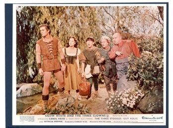 8 X 10 Snow White And The Three Clowns 'The Three Stooges' Collectible