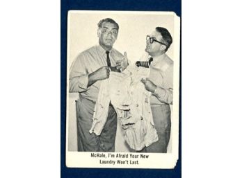 1965 McHale's 'McHale, I'm Afraid Your New Laundry Won't Last' #10 Trading Card
