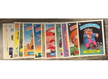 Lot Of 13 ~ Vintage Garbage Pail Kids Trading Card Stickers