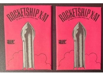 Lot Of 2 ~ 1979 FTCC Rocketship X-M Single Wax Pack Trading Cards