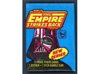 1980 Topps Stars 'Star The Empire Strikes Back' Wax Pack (12 Movie Photo Cards) Unopened