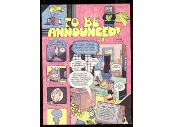 1985 Vintage 'To Be Announced!' Strawberry Jam Comics ~ Comic Book Collectible