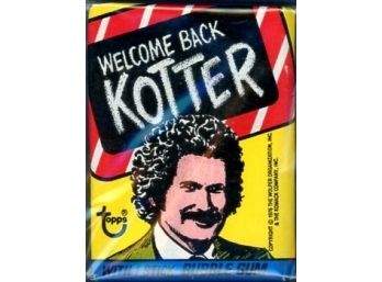 1976 Topps Welcome Back Kotter Trading Cards Unopened Vintage Wax Pack