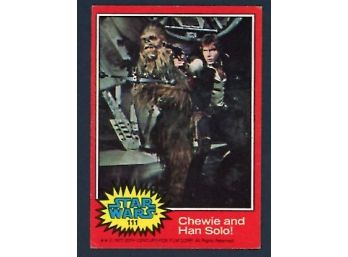 1977 Star Wars Chewie And Han Solo! #111 Trading Card