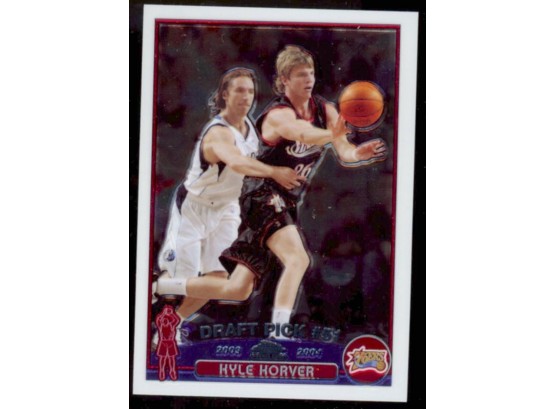 2003-04 Topps Chrome Kyle Korver Rookie Card #153 Philadelphia 76ers #3321