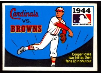 1971 Topps World Series Baseball 1944 World Series Cardinals Vs Browns #42