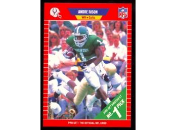 1989 NFL Set Andre Rison #497 Indianapolis Colts Rookie Card