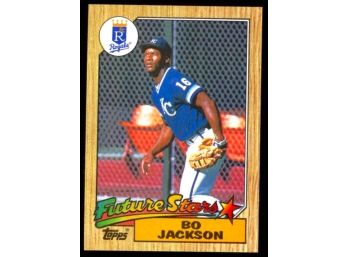 1987 Topps Baseball Bo Jackson Future Stars Rookie Card #170 Kansas City Royals RC