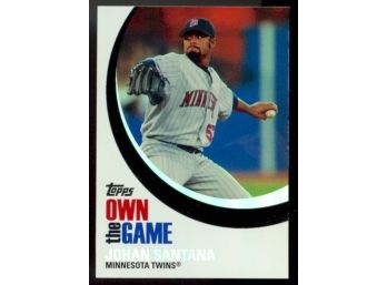 2007 Topps Baseball Johan Santana Own The Game #OTG21 Minnesota Twins