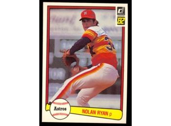1982 Donruss Baseball Nolan Ryan #419 Houston Astros HOF