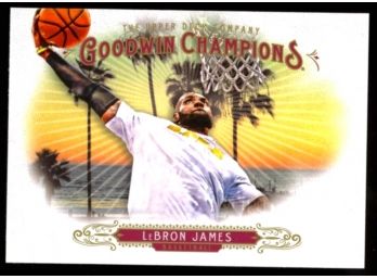 2018 Upper Deck Goodwin Champions LeBron James #100 Los Angeles Lakers GOAT