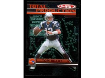 2003 Topps Total Production Football Tom Brady #TP1 New England Patriots 7x Super Bowl Champ GOAT HOF