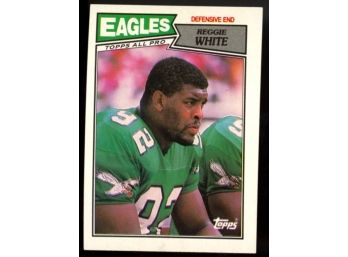 1987 Topps Football Reggie White #301 Philadelphia Eagles HOF Vintage
