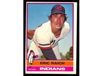 1976 Topps Baseball Eric Raich #484 Cleveland Indians