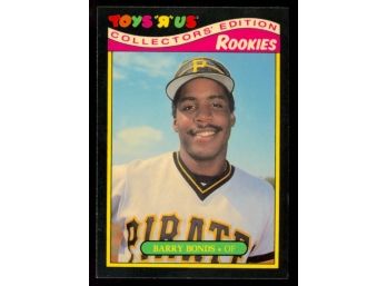 1987 Toys R US Rookies Barry Bonds #4 Pittsburgh Pirates RC