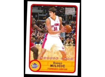 2003-04 Bazooka Basketball Darko Milicic Rookie Card #275 Detroit Pistons RC