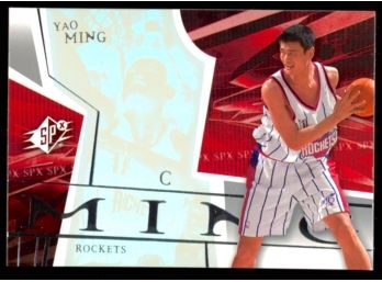 2003-04 Upper Deck SPx Basketball Yao Ming #26 Houston Rockets HOF
