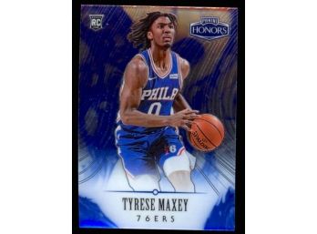 2020 Chronicles Honors Basketball Tyrese Maxey Rookie Card #598 Philadelphia 76ers RC
