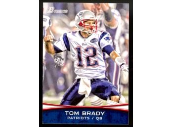 2012 Topps Bowman Football Tom Brady #50 New England Patriots 7x Super Bowl Champ GOAT HOF