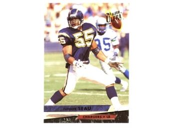 1993 Fleer Ultra Football Junior Seau #422 Los Angeles Chargers