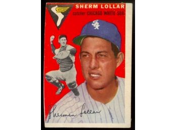 1954 Topps Baseball Sherm Lollar #39 Chicago White Sox Vintage
