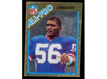 1982 Topps Gold Foil Lawrence Taylor All Pro Rookie Sticker #144 HOF