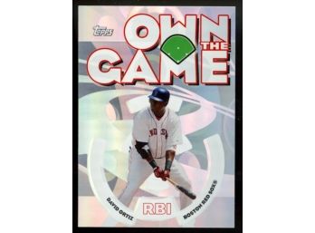 2006 Topps Baseball David Ortiz 'own The Game' #OG13 Boston Red Sox HOF Big Papi