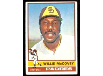 1976 Topps Baseball Willie McCovey #520 San Diego Padres Vintage HOF