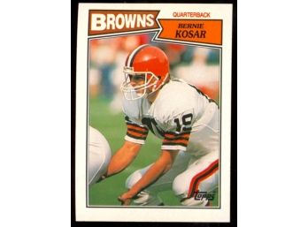 1987 Topps Football Bernie Kosar #80 Cleveland Browns