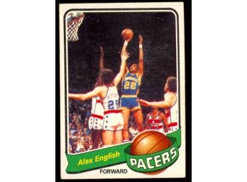 1979-80 Topps Basketball Alex English #31 Indiana Pacers HOF