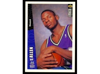 1996-97 Upper Deck Collectors Choice Basketball Ray Allen Rookie Card #278 Milwaukee Bucks RC