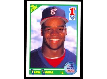 1990 Score Baseball 1st Round Draft Pick Frank Thomas Rookie Card #663 Chicago White Sox 'the Tank' RC HOF