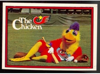 1982 Donruss Baseball The San Diego Chicken #531