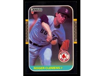 1987 Donruss Baseball Roger Clemens #276 Boston Red Sox