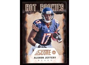 2012 Score Football Alshon Jeffery Hot Rookies #26 Chicago Bears RC