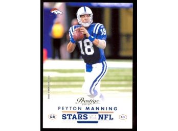 2012 Prestige Football Peyton Manning Stars Of The NFL #16 Denver Broncos Indianapolis Colts HOF