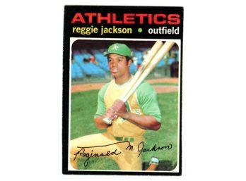 1971 Topps Baseball Reggie Jackson #20 Oakland Athletics HOF
