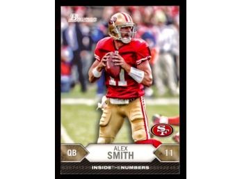 2012 Bowman Football Alex Smith Inside The Numbers #2 San Fransisco 49ers