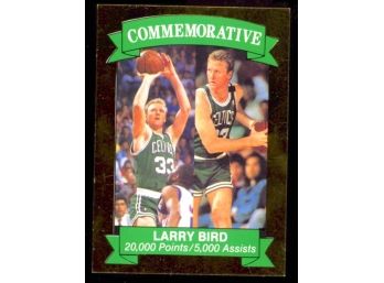 1990 Savannah Sport Cards Larry Bird Commemorative Card #33 /10,000 Boston Celtics HOF