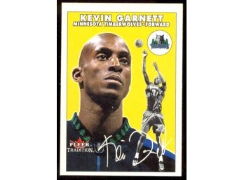 2000-01 Fleer Tradition Kevin Garnett #151 Minnesota Timberwolves HOF