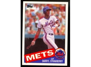 1985 Topps Baseball Darryl Strawberry #570 New York Mets