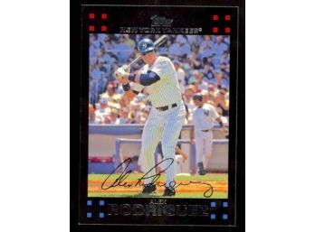2007 Topps Baseball Alex Rodriguez #510 New York Yankees HOF