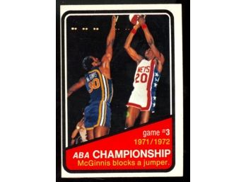 1970 Topps Basketball ABA Championship Game 3 #243