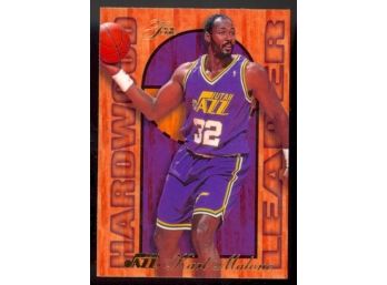 1995-96 Flair Basketball Karl Malone Hardwood Leader #26 Utah Jazz HOF