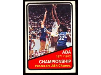 1970 Topps Basketball ABA Championship Pacers Are ABA Champs #247