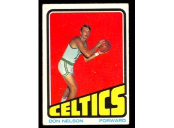 1972 Topps Basketball Don Nelson #92 Boston Celtics Vintage